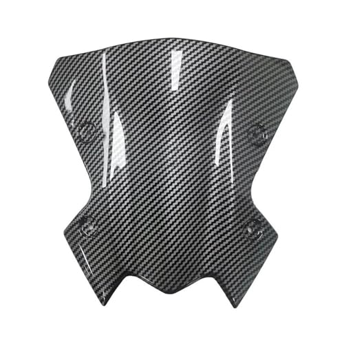 Moto Windschutzscheibe Für Z900 2020-2022 2023 Front Kunststoff Wind Schild Bildschirm Deflektoren Carbon Fiber Look Motorrad Windschutzscheibe Windschutz Windabweiser Motorrad(Carbon Fiber Look) von PBPLZWVWA