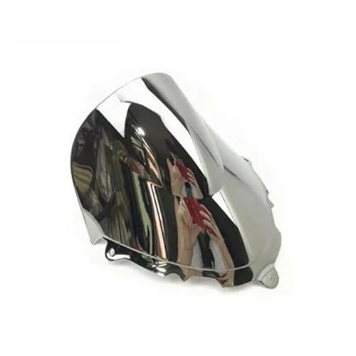 PBPLZWVWA Moto Windschutzscheibe Für Katana Für GSX 600F 750F 600 750 F Für GSX600F Für GSX750F 1998-2008 1999 2000 2001 2004 2005 2006 2007 Windschutzscheibe Windschutz Motorrad Frontscheibe(Silver) von PBPLZWVWA