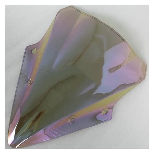 PBPLZWVWA Moto Windschutzscheibe Für Ninja 650 ER-6F ER6F 2017 2018 2019 Motorrad Windschutzscheibe Windschutz Glas Motorrad Frontscheibe(Clear Iridium) von PBPLZWVWA