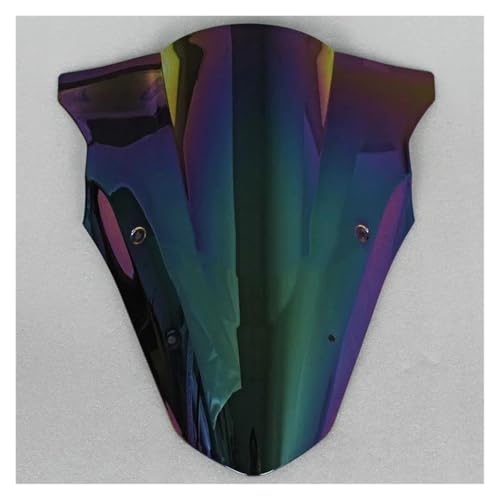 PBPLZWVWA Moto Windschutzscheibe Für Ninja 650 ER-6F ER6F EX650 EX 650 FEA 2012-2016 Motorrad Windschutzscheibe Parabrisas Windschutz Bildschirm Windabweiser Motorrad Frontscheibe(Iridium) von PBPLZWVWA