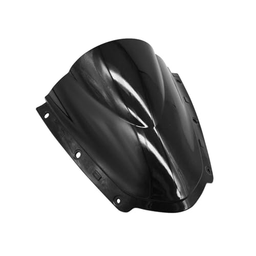 PBPLZWVWA Moto Windschutzscheibe Für Ninja ZX10R ZX-10R 2021 2022 2023 Wind Bildschirm Double Bubble Verkleidung Windschutzscheibe Zubehör Motorrad Windschutzscheibe Motorrad Frontscheibe(Zwart) von PBPLZWVWA