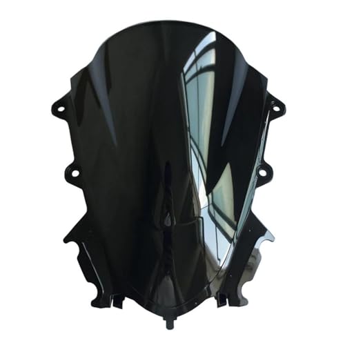 PBPLZWVWA Moto Windschutzscheibe Für YZF-R15 2017 2018 2019 2020 2021 Für YZF R15 V3.0 Für YZF-R 125 YZF R125 Double Bubble Windschutzscheibe Windschutz Motorrad Frontscheibe(Zwart) von PBPLZWVWA