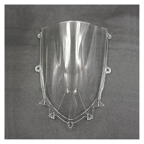 PBPLZWVWA Moto Windschutzscheibe Für YZF-R6 2017-2020 Für YZF-R7 2021-2023 Motorrad Frontscheibe Schild Protector Kilometerzähler Visier Winddicht Deflektor Motorrad Frontscheibe(Clear) von PBPLZWVWA
