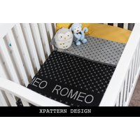 Personalisierte Babydecke - Kreuz Design 4 Größen. 100% Baumwoll- Strickdecke von PBSGiftsAndPrints