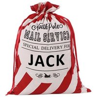 Personalisierter Weihnachtssack - Personalisierte Tasche, Weihnachtsgeschenktasche, Großer Roter Weihnachtsmannsack Personalisierter Weihnachtssack - Personalisierte Tasche, Weihnachtsgeschenktasche, Großer Roter Weihnachtsmannsack von PBSGiftsAndPrints