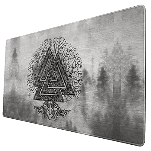 PBTMCD Fachmann Computer Spielen Großes Mauspad, 3D-Druck Wikinger Skandinavische Mythologie Symbole Großes Mauspad, für Internetcafe Schreibtisch Mauspad,Style10,90X40CM PBTMCD Fachmann Computer Spielen Großes Mauspad, 3D-Druck Wikinger Skandinavische Mythologie Symbole Großes Mauspad, für Internetcafe Schreibtisch Mauspad,Style10,90X40CM von PBTMCD