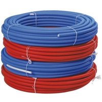 Mehrschichtiger Rohr TURATEC vorisoliert – Rote Ummantelung Ø16 mm, Wandstärke 2 mm – Rote Krone 50 ml von PBTUB