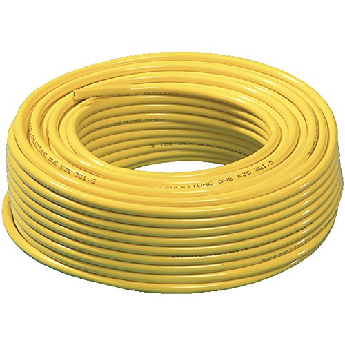 PC Electric 133900 PVC-Baustellenkabel, Kabeltype: N07V3V3-F 2.5, Länge 50 m, Gelb PC Electric 133900 PVC-Baustellenkabel, Kabeltype: N07V3V3-F 2.5, Länge 50 m, Gelb von PC Electric