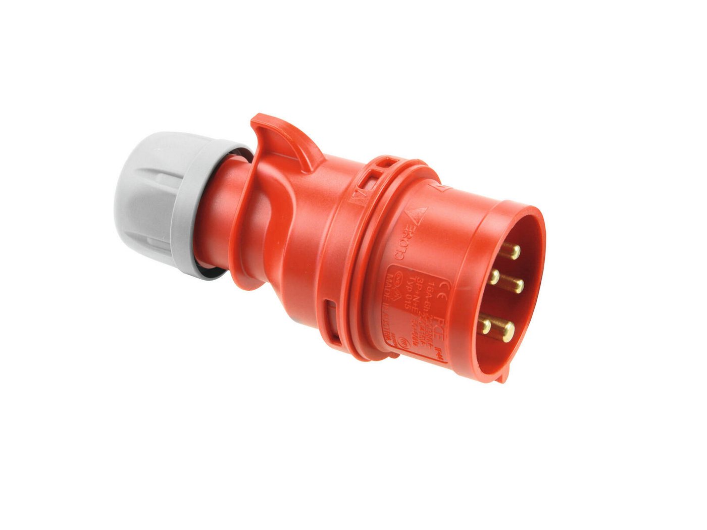 PC Electric CEE-Stecker PC ELECTRIC CEE Stecker 32A 5pol rt PC Electric CEE-Stecker PC ELECTRIC CEE Stecker 32A 5pol rt von PC Electric