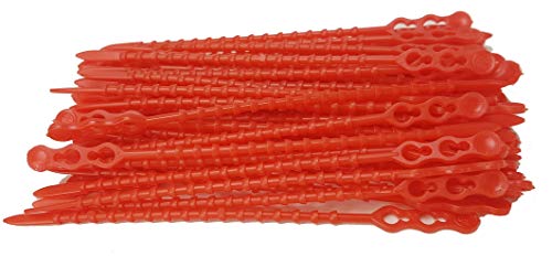 Blitzbinder - Kugelbinder - Mehrzweckbinder - Kabelbinder - 120mm Rot 50Stck. | Premiumqualität von PC24 Shop & Service von PC24 Shop & Service