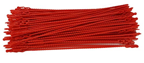 Blitzbinder - Kugelbinder - Mehrzweckbinder - Kabelbinder - 320mm Rot 100Stck. | Premiumqualität von PC24 Shop & Service von PC24 Shop & Service