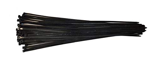 Kabelbinder 1000mm Schwarz 50Stck. | Premiumqualität von PC24 Shop & Service von PC24 Shop & Service