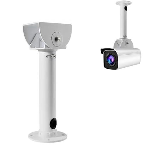 PCAORLEORS Überwachungs-Überwachungskamera Mount Halterung, justierbare Universal Kamera Wandhalterung für CCTV-Überwachungskameras/IP-Kameras/Dome-Kamera mit T-Form-Halterung von PCAORLEORS