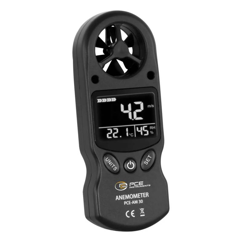 B-Ware Pce Instruments Anemometer Windmesser Windgeschwindigkeit Temperatur Luftfeuchte von PCE Instruments