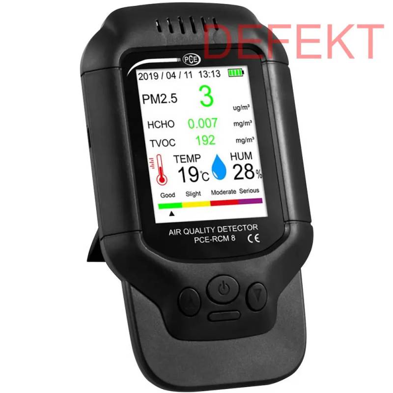 D-Ware Pce Instruments Aerosolmessgerät Pce Rcm 8 Formaldehyd Temperatur Defektware D-Ware Pce Instruments Aerosolmessgerät Pce Rcm 8 Formaldehyd Temperatur Defektware von PCE Instruments