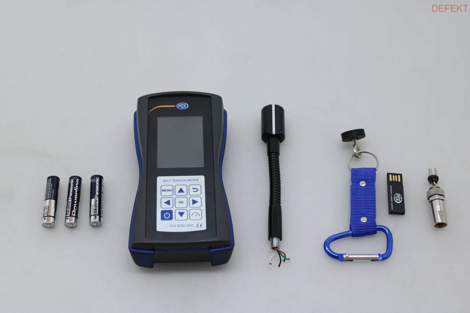 D-Ware Pce Instruments Pce Btm2000 Kraftmessgerät Riemenspannungsmesser Defektware D-Ware Pce Instruments Pce Btm2000 Kraftmessgerät Riemenspannungsmesser Defektware von PCE Instruments