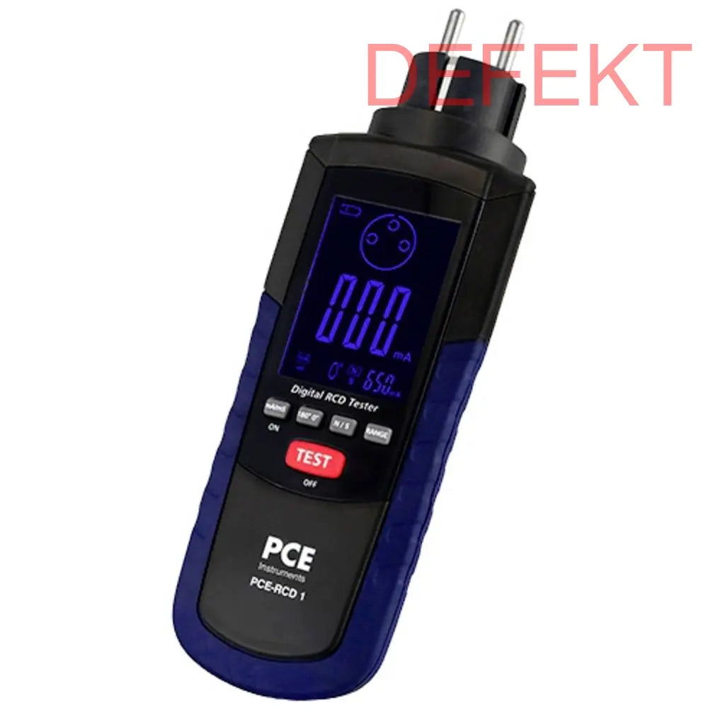D-Ware Pce Instruments Pce Rcd 1 Installationstester Vde Norm 0100 600 Defektware D-Ware Pce Instruments Pce Rcd 1 Installationstester Vde Norm 0100 600 Defektware von PCE Instruments