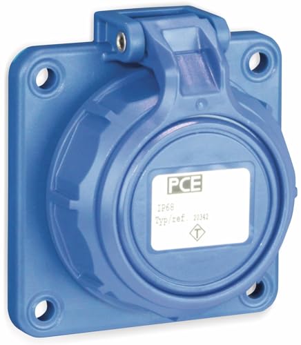 PCE 20352-8b Anbau-Steckdose IP68 Blau von PCE Instruments