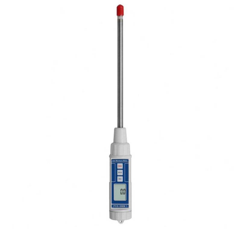 PCE Instruments Feuchtigkeitsmesser Feuchtemessgerät / Bodenfeuchtemessgerät PCE-SMM 1, (1 Stück), Zeigt zuverlässig den Wasseranteil in Böden von PCE Instruments