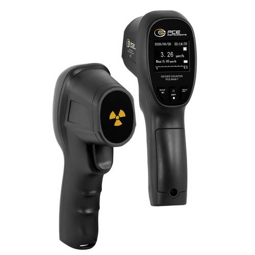 PCE Instruments Geigerzähler PCE-RAM 7 |Sensor Geiger-Müller-Zählrohr |Gamma- Beta Röntgenstrahlen |µSv,h cpm cps |TFT PCE Instruments Geigerzähler PCE-RAM 7 |Sensor Geiger-Müller-Zählrohr |Gamma- Beta Röntgenstrahlen |µSv,h cpm cps |TFT von PCE Instruments