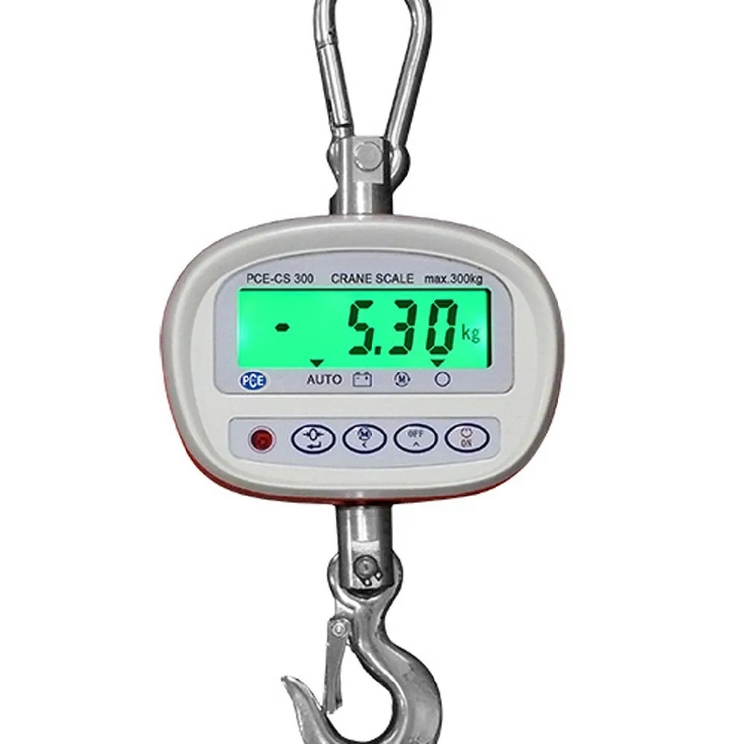 PCE Instruments Kraftmessgerät Dynamometer Zug und Druckkraft FM 50N PCE Instruments  Kranwaage CS 300 von PCE Instruments
