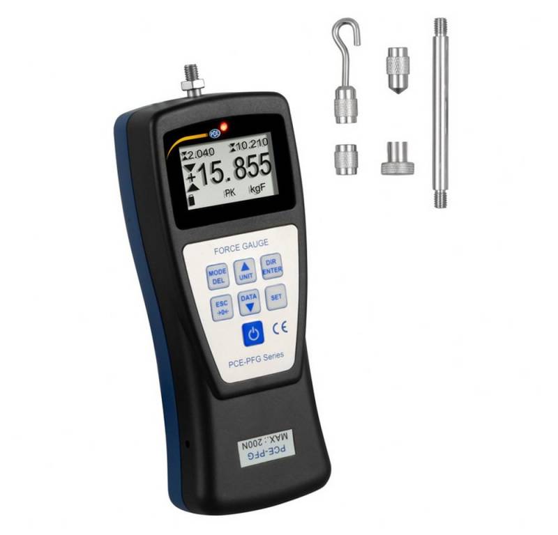 PCE Instruments Lasermessgerät Durometer PCE-PFG 100, mit interner S Kraftmesszelle, Grafikdisplay von PCE Instruments