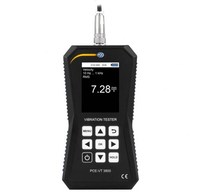 PCE Instruments Lasermessgerät Schwingungsmessgerät PCE-VT 3800 ±2 % mit Datenlogger von PCE Instruments