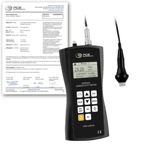 PCE Instruments PCE-COM 20-ICA Leitfähigkeits-Messgerät kalibriert (ISO) Leitfähigkeit, Temperatur, Widerstand PCE Instruments PCE-COM 20-ICA Leitfähigkeits-Messgerät kalibriert (ISO) Leitfähigkeit, Temperatur, Widerstand von PCE Instruments