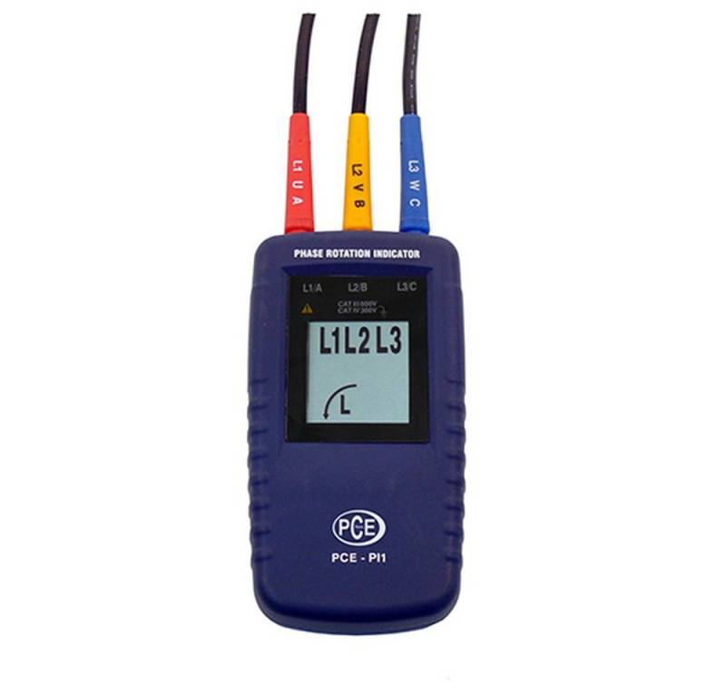 PCE Instruments Montagewerkzeug Drehfeldtester PCE-PI1, einfach zu handhabender Drehfeldtester, B: 69 cm, L: 130 cm von PCE Instruments