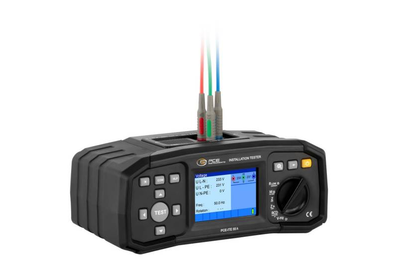 PCE Instruments Montagewerkzeug PCE Instruments Installationstester PCE-ITE 55A, B: 135 cm, L: 250 cm von PCE Instruments