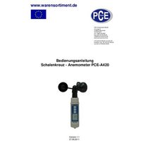 PCE Instruments PCE-A 420 Anemometer 0.9 bis 35 m/s von PCE Instruments