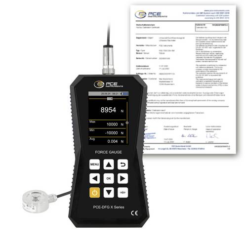 PCE Instruments PCE-DFG 10K XF-ICA Kraftmessgerät 0 - 10000 N ISO PCE Instruments PCE-DFG 10K XF-ICA Kraftmessgerät 0 - 10000 N ISO von PCE Instruments