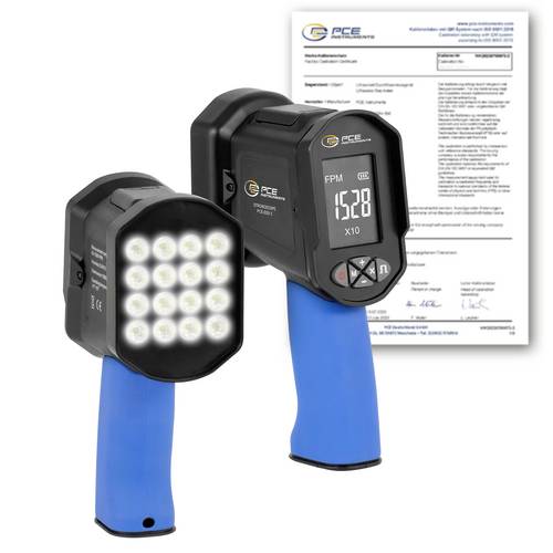 PCE Instruments PCE-DSX 5-ICA Stroboskop Anzahl LEDs (Details):16 x von PCE Instruments