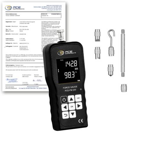 PCE Instruments PCE-FM 200-ICA Kraftmessgerät 0 - 200 N ISO PCE Instruments PCE-FM 200-ICA Kraftmessgerät 0 - 200 N ISO von PCE Instruments
