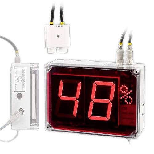 PCE Instruments Großanzeige PCE-G1A mit Analogausgang |60°C |Feuchtigkeit 10 … 95% r.F. |Großanzeige |externer Sensor von PCE Instruments