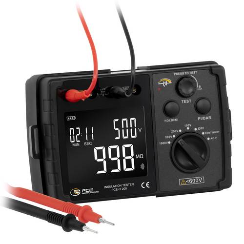 PCE Instruments PCE-IT 200 Isolationsmessgerät 5.5 GΩ PCE Instruments PCE-IT 200 Isolationsmessgerät 5.5 GΩ von PCE Instruments