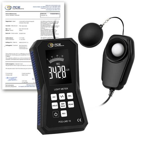 PCE Instruments PCE-LMD 10-ICA PCE-LMD 10-ICA Lux-Datenlogger kalibriert (ISO) von PCE Instruments
