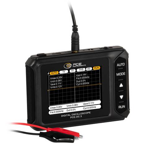 PCE Instruments PCE-OC 3 Digital-Oszilloskop 200kHz 2.5 MSa/s Handgerät 1St. von PCE Instruments