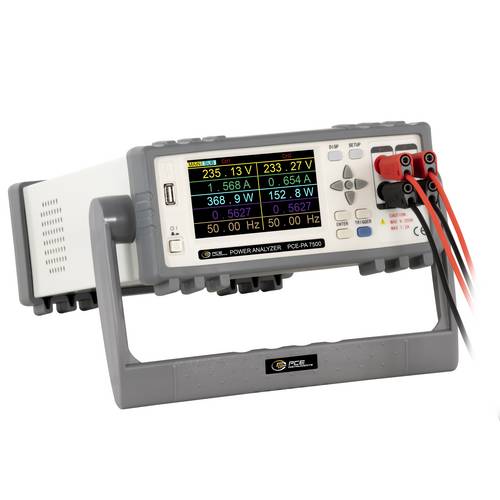 PCE Instruments PCE-PA 7500 Netz-Analysegerät 1phasig Energiemessungen von PCE Instruments