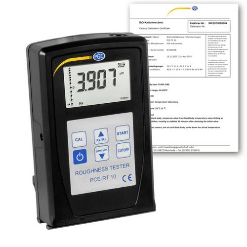 PCE Instruments PCE-RT 10-ICA Rauhigkeitsmessgerät kalibriert (ISO) 0,05 - 50µm von PCE Instruments