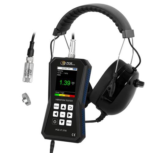 PCE Instruments PCE-VT 3750 Vibrationsmessgerät ±2% von PCE Instruments