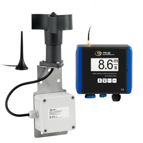 PCE Instruments PCE-WSAC 50W+ 24 Anemometer 1 bis 50 m/s mit Datenloggerfunktion von PCE Instruments