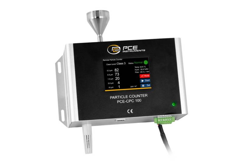 PCE Instruments Raumluft-Qualitätssensor PCE Instruments Reinraum-Partikelzähler PCE-CPC 100 von PCE Instruments