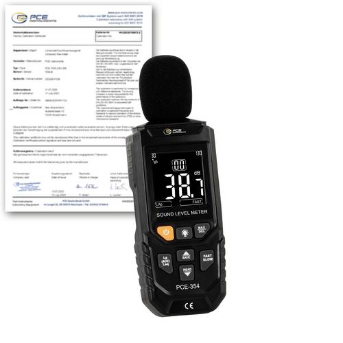 PCE Instruments Schallpegel-Messgerät Datenlogger PCE-354-ICA 30 - 130 dB 20Hz - 12500Hz PCE Instruments Schallpegel-Messgerät Datenlogger PCE-354-ICA 30 - 130 dB 20Hz - 12500Hz von PCE Instruments