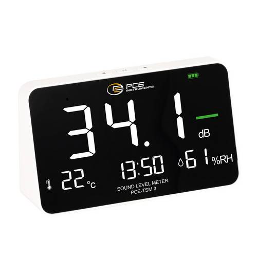 PCE Instruments Schallpegel-Messgerät PCE-TSM 3 30 - 130 dB 50Hz - 8500Hz von PCE Instruments