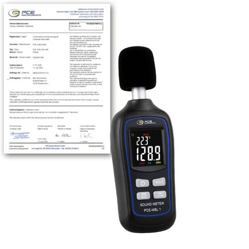 PCE Instruments Schallpegel-Messgerät kalibriert (ISO) Datenlogger PCE-MSL 1-ICA 35 dB (min.) 31.5Hz - 8kHz PCE Instruments Schallpegel-Messgerät kalibriert (ISO) Datenlogger PCE-MSL 1-ICA 35 dB (min.) 31.5Hz - 8kHz von PCE Instruments