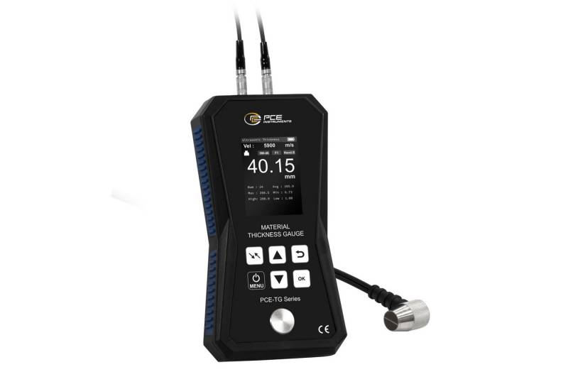 PCE Instruments Schichtdickenmessgerät Materialdickenmessgerät mit Datenspeicher, Materialstärken bis 225 mm von PCE Instruments