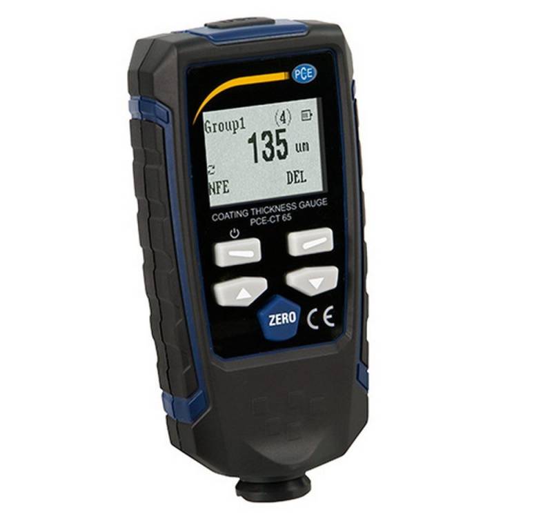 PCE Instruments Schichtdickenmessgerät Schichtdickenmessgerät Lackdickenmessgerät zur Messung der Farbdicke, Inkl. Aufbewahrungskoffer von PCE Instruments