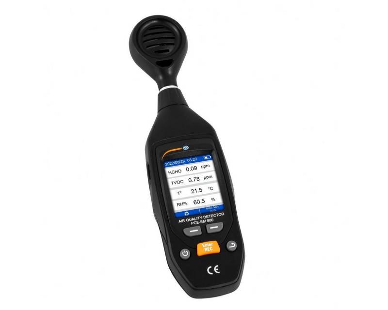 PCE Instruments Spannungsprüfer Luftqualitätsmesser PCE-EM 880, (1 Stück), Micro USB Schnittstelle von PCE Instruments