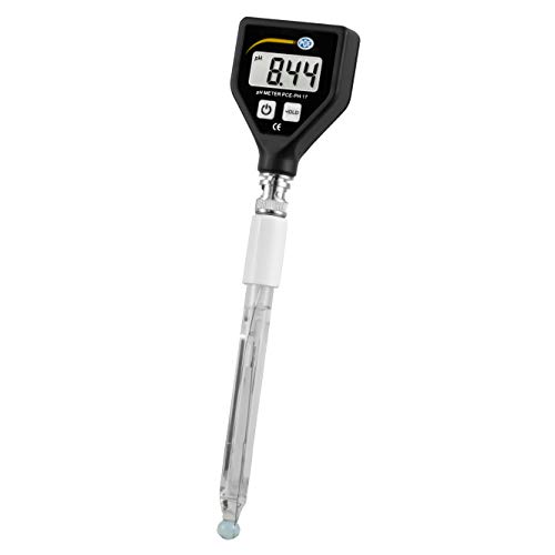 PCE Instruments Umweltmessgerät pH-Messgerät für die einfache Labormessung mit Edelstahl-Elektrode und Sechskant-Kopf von PCE Instruments
